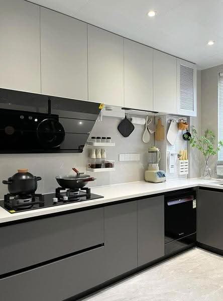 Service Residence for Sale at Amerin Residence - Zara Tan - Kitchen - PropertyGuru.com.my