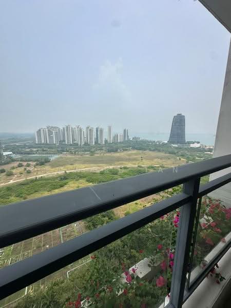 Pangsapuri untuk Disewa di Starview Bay @ Forest City - Edward Tan - Balcony - PropertyGuru.com.my