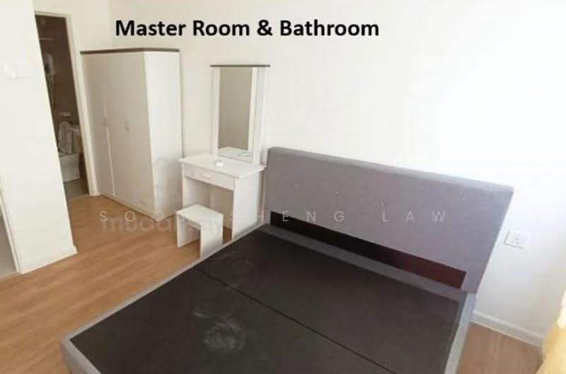 Condominium for Rent at Pitta Residensi - Soon Sheng Law - Master Bedroom - PropertyGuru.com.my