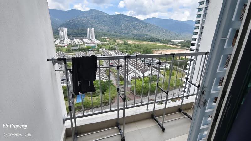 Pangsapuri untuk Dijual di Residensi Meru Raya (PR1MA @ Meru) - Afif Khalib - Balcony - PropertyGuru.com.my