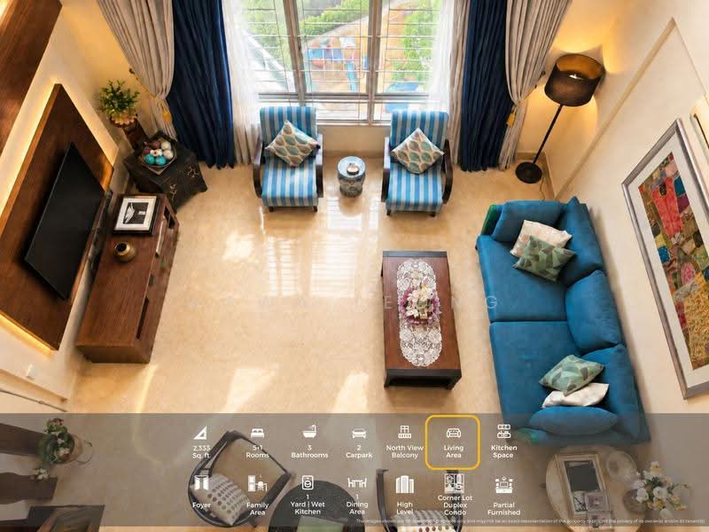 Condominium for Sale at Perdana Emerald - Wawa Leong - Living Room - PropertyGuru.com.my