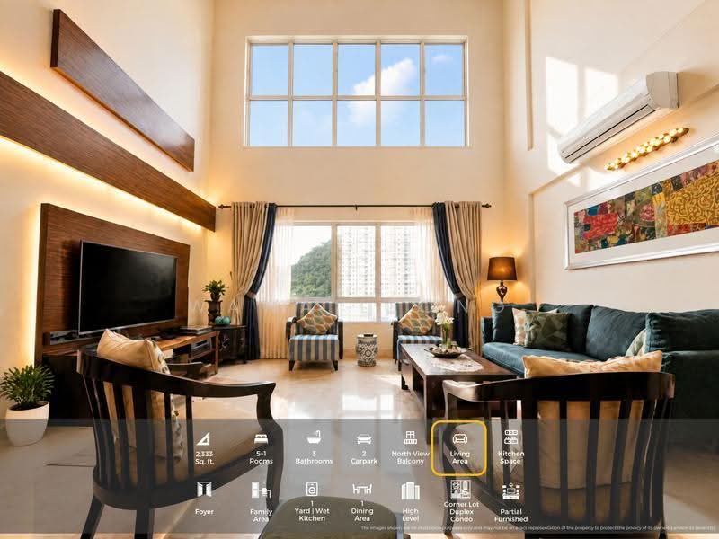 Condominium for Sale at Perdana Emerald - Wawa Leong - Living Room - PropertyGuru.com.my
