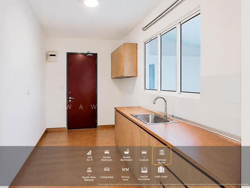 Service Residence for Sale at Ritze Perdana 2 - Wawa Leong - Studio Bedroom - PropertyGuru.com.my