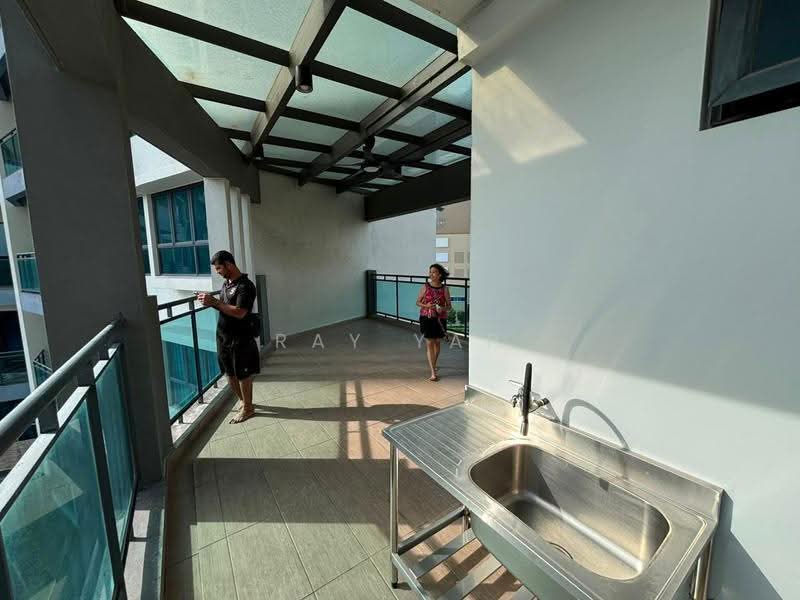 Kondominium untuk Disewa di Waterside Residence - Ray Yap - Balcony - PropertyGuru.com.my