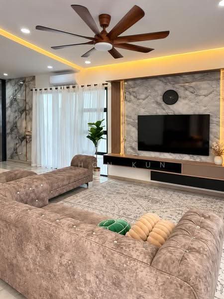Rumah Teres 2-Tingkat untuk Dijual di Eco Botanic (Iskandar Puteri (Nusajaya)) - U Hon Kun - Living Room - PropertyGuru.com.my