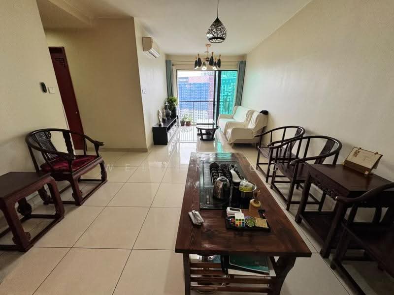 Service Residence for Sale at KL Traders Square - Welson Moo - Living Room - PropertyGuru.com.my