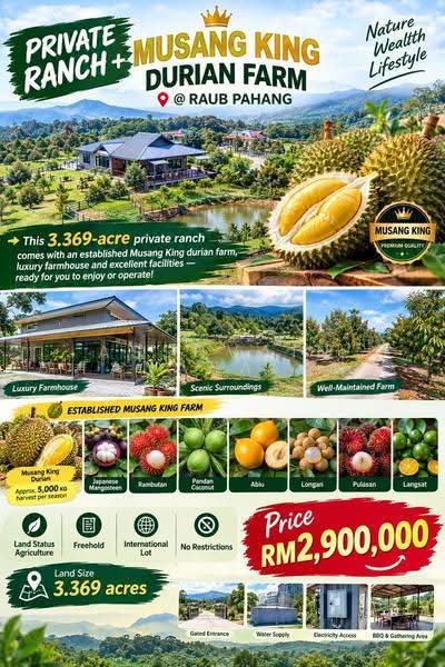 Tanah Kediaman untuk Dijual di Raub (Pahang) - Asshvain Tanabalan - Exterior - PropertyGuru.com.my