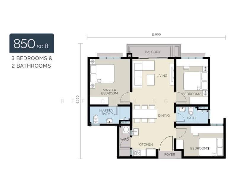 Kediaman Servis untuk Dijual di The WYN Residences - Bee Chin Ng - PropertyGuru.com.my