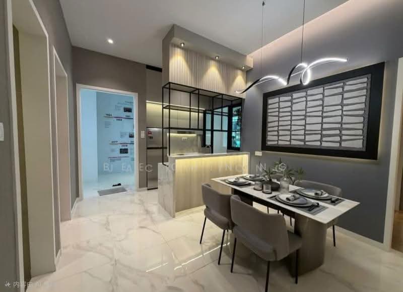 Kediaman Servis untuk Dijual di The WYN Residences - Bee Chin Ng - Dining Room - PropertyGuru.com.my