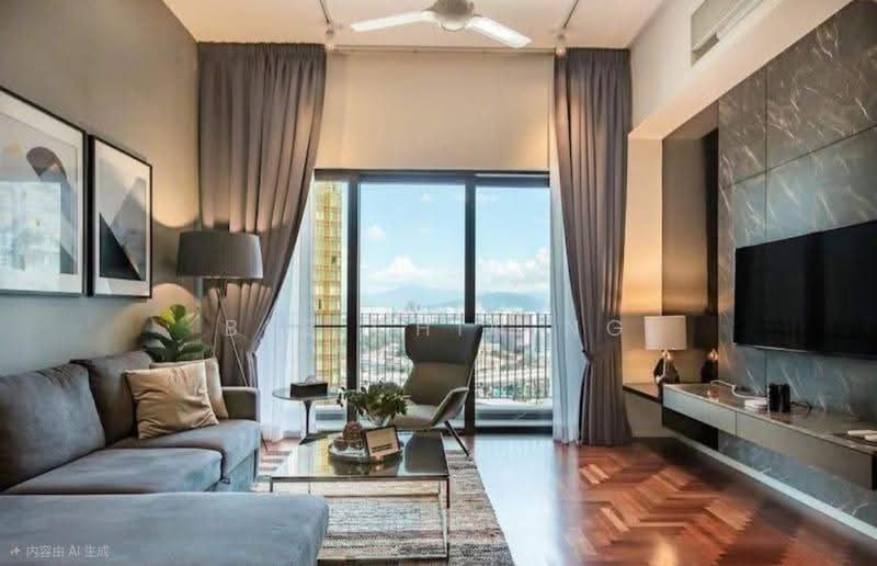 Kediaman Servis untuk Dijual di The WYN Residences - Bee Chin Ng - Living Room - PropertyGuru.com.my
