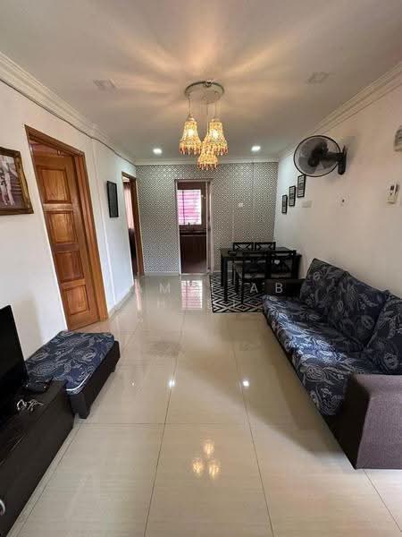 Flat for Sale at Flat Taman Melati Blok C - Hamzi Ab Hadi - Living Room - PropertyGuru.com.my