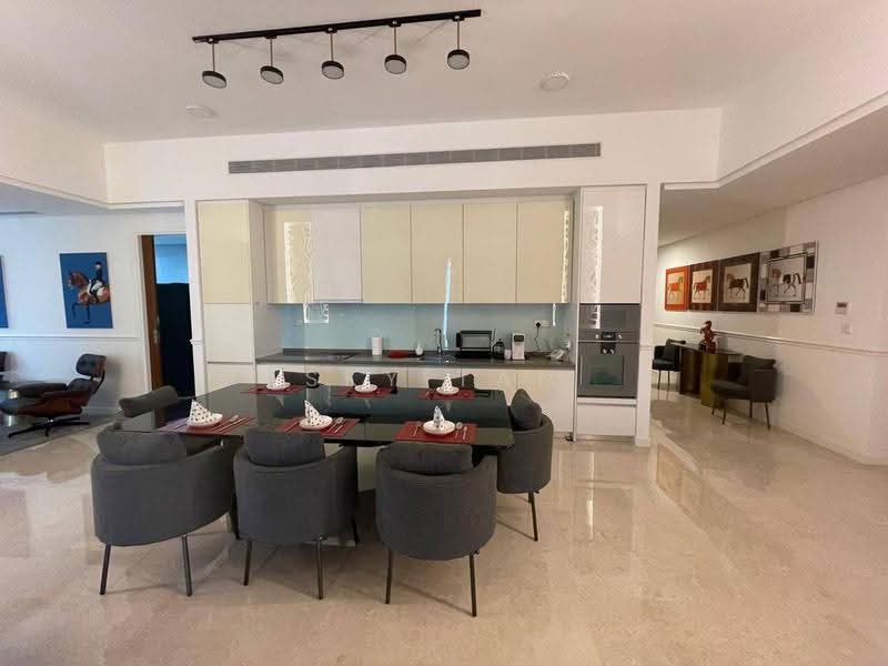 Kediaman Servis untuk Disewa di The Astaka @ 1 Bukit Senyum - Sky Tan - Dining Room - PropertyGuru.com.my