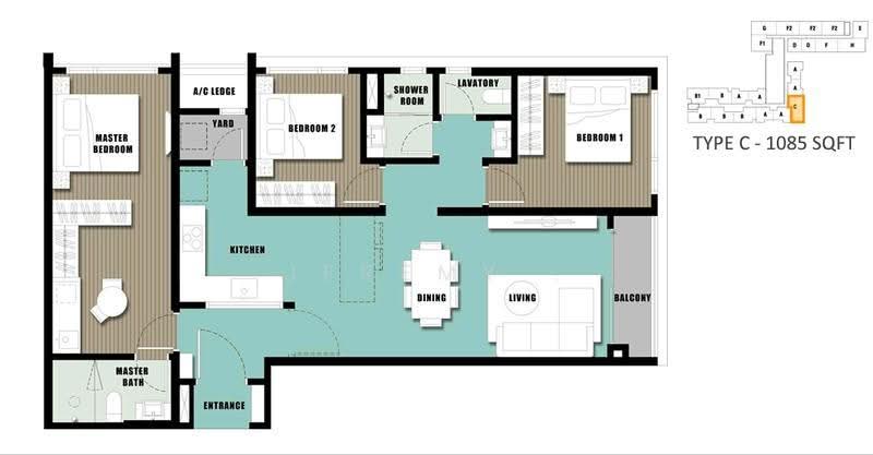 Service Residence for Sale at Edelweiss @ Tropicana Gardens - Jeremy . - PropertyGuru.com.my