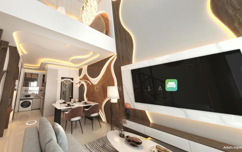 Service Residence for Sale at Majestic Gen Sphere - Vincent Lai - Living Room - PropertyGuru.com.my