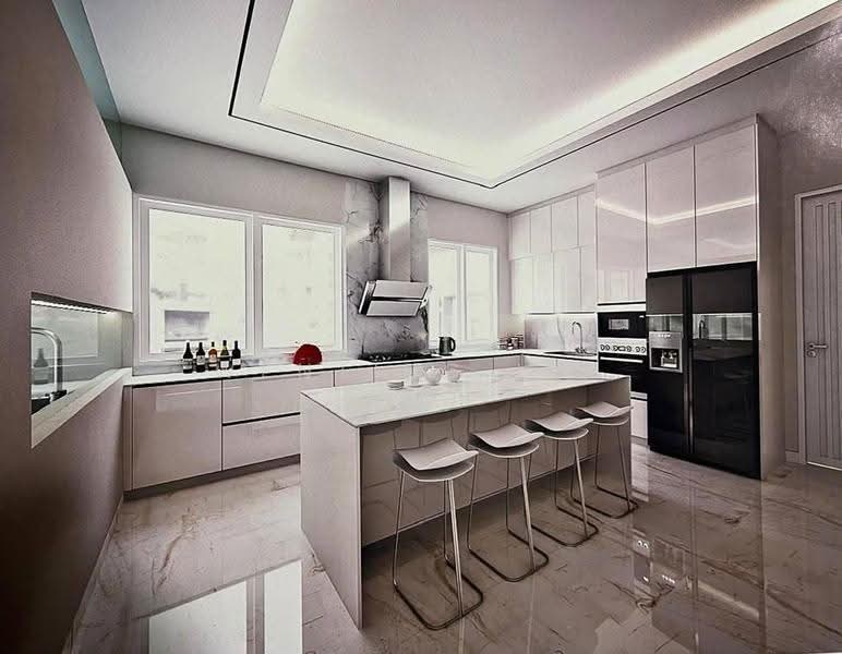 Kediaman Servis untuk Disewa di The Astaka @ 1 Bukit Senyum - Wenting Lee - Kitchen - PropertyGuru.com.my