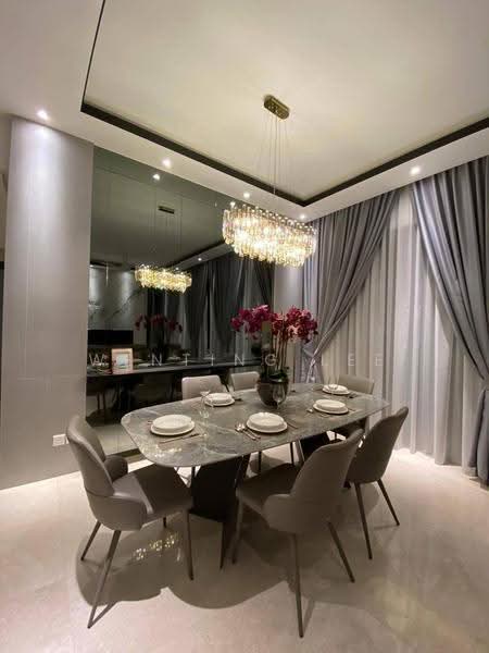 Kediaman Servis untuk Disewa di The Astaka @ 1 Bukit Senyum - Wenting Lee - Dining Room - PropertyGuru.com.my