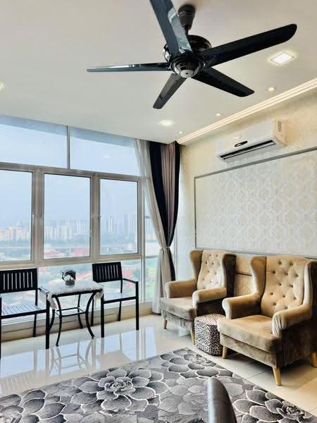 Kondominium untuk Disewa di Boulevard Serviced Apartment - Erin Yusof - Living Room - PropertyGuru.com.my