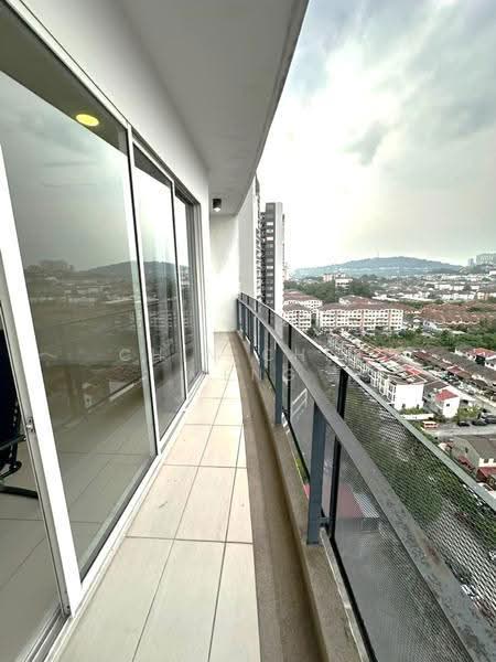 Kondominium untuk Dijual di Casa Green Condominium - Chin Chee Meng - Balcony - PropertyGuru.com.my