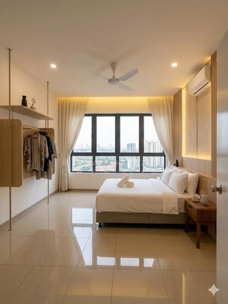 Service Residence for Sale at FORESHORE RESIDENCE - Alwin Zh Chen Lim - Bedroom - PropertyGuru.com.my