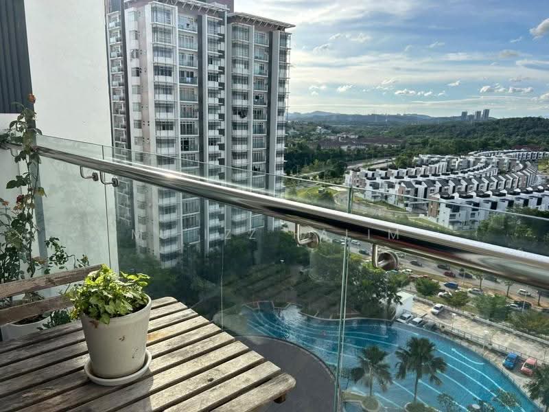 Condominium for Rent at Dwiputra Residences - Mu'izz Halim - Balcony - PropertyGuru.com.my