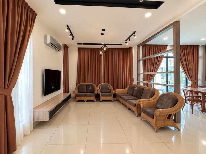 Rumah Kluster untuk Disewa di Johor Bahru (Johor) - Foo Jun Tao - Living Room - PropertyGuru.com.my