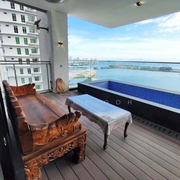 Kondominium untuk Disewa di Setia V Residences - Irene Goh - Balcony - PropertyGuru.com.my
