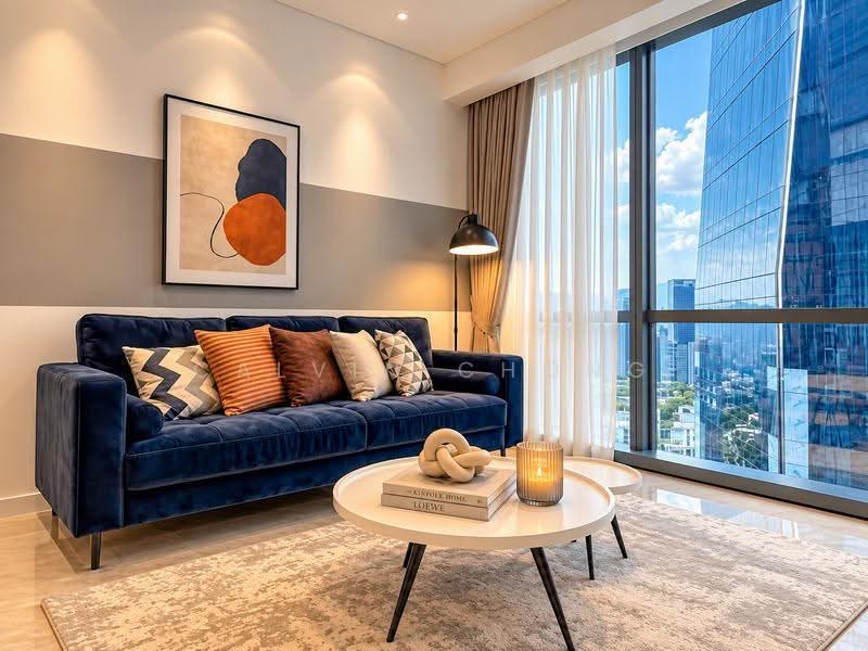 Kediaman Servis untuk Disewa di SO Sofitel Kuala Lumpur Residences - Calvin Chong - Living Room - PropertyGuru.com.my