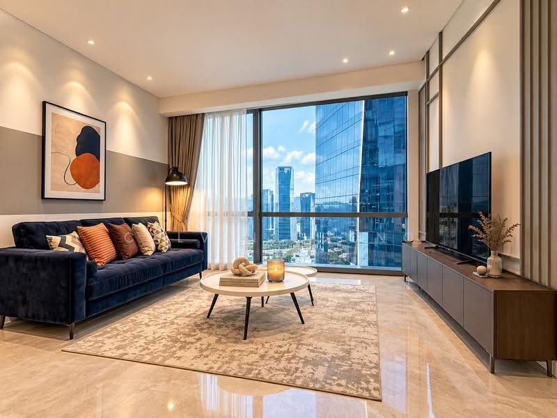 Kediaman Servis untuk Disewa di SO Sofitel Kuala Lumpur Residences - Calvin Chong - Living Room - PropertyGuru.com.my