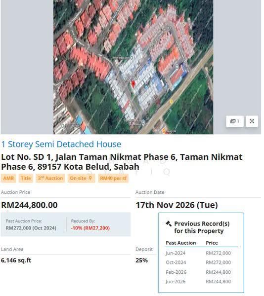 Semi-Detached House for Sale in Kota Belud (Sabah) - AHMAD SYAFIQ - PropertyGuru.com.my
