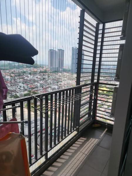 Service Residence for Sale at Pinnacle Sri Petaling - Deric Tan - Balcony - PropertyGuru.com.my
