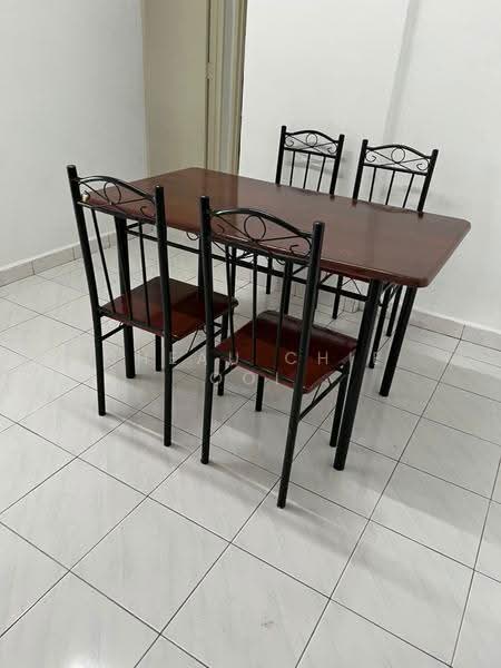 Apartment for Rent at Desa Permai Indah Apartment - Cheau Chie Ooi - Dining Room - PropertyGuru.com.my
