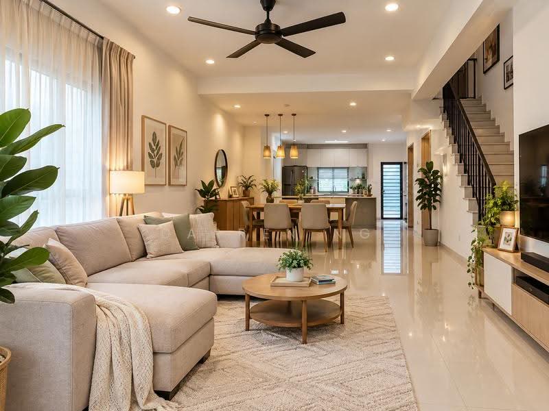 Rumah Berkembar untuk Dijual di Seremban (Negeri Sembilan) - Darren Ng - Living Room - PropertyGuru.com.my