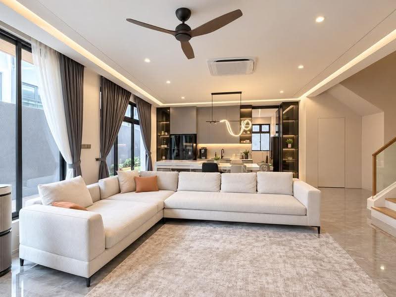 Rumah Berkembar untuk Dijual di Iskandar Puteri (Nusajaya) (Johor) - Joyce Ong - Living Room - PropertyGuru.com.my