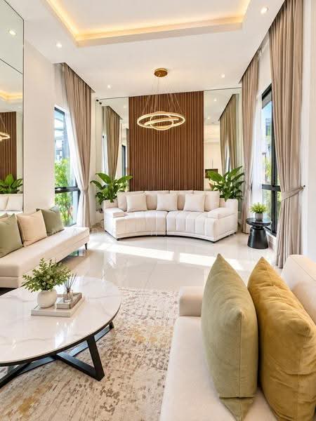 Rumah Teres 2-Tingkat untuk Dijual di Eco Ardence (Setia Alam) - Nadrah Omar - Living Room - PropertyGuru.com.my