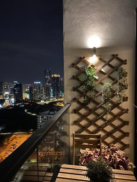Service Residence for Rent at Establishment Bangsar (Menara Teguh Bangsar) - Soon Sheng Law - Balcony - PropertyGuru.com.my