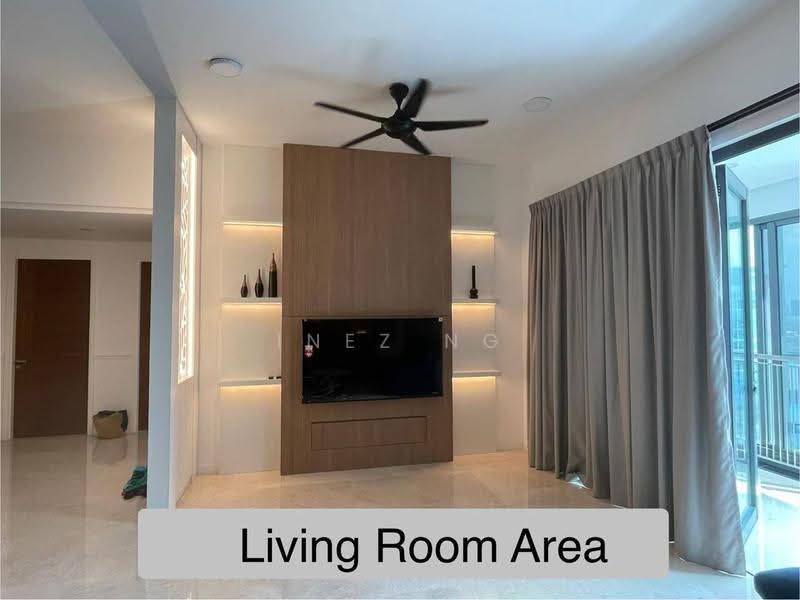 Kediaman Servis untuk Disewa di The Astaka @ 1 Bukit Senyum - Inez Ng - Living Room - PropertyGuru.com.my