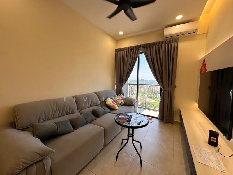 Kediaman Servis untuk Dijual di ASTON ACACIA - Elvin Choo - Living Room - PropertyGuru.com.my