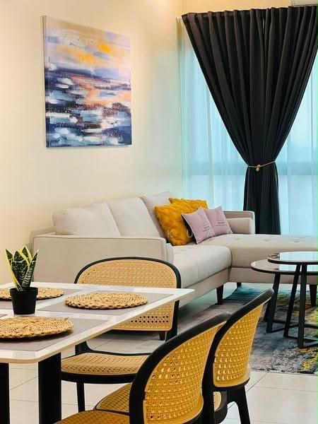 Service Residence for Rent at Meritus Residensi - Mike Kuar - Living Room - PropertyGuru.com.my