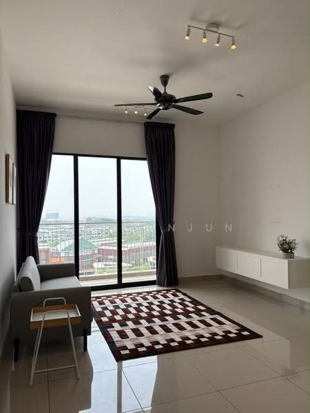 Kediaman Servis untuk Disewa di Zentro Residences Serviced Apartment - Lee Pinjun - Living Room - PropertyGuru.com.my