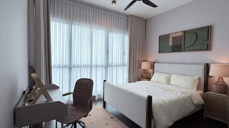 Kediaman Servis untuk Disewa di Duta Park Residences - Angel Lim - Master Bedroom - PropertyGuru.com.my