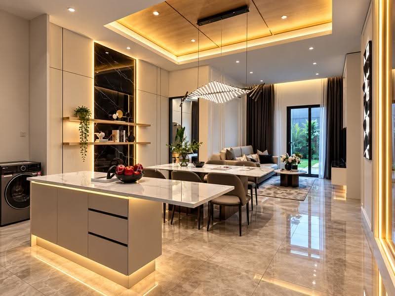 Kediaman Servis untuk Dijual di Parkland by the River - Daren Tay - Living Room - PropertyGuru.com.my
