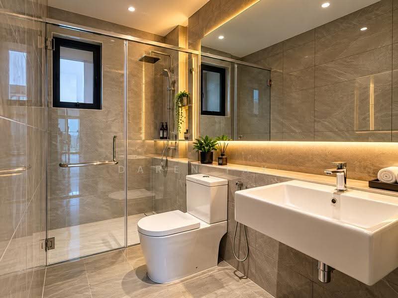 Kediaman Servis untuk Dijual di Parkland by the River - Daren Tay - Bathroom - PropertyGuru.com.my