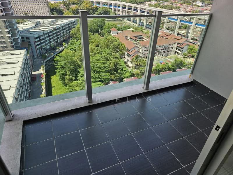 Service Residence for Rent at Maxim Residences - Kah Hing - Balcony - PropertyGuru.com.my