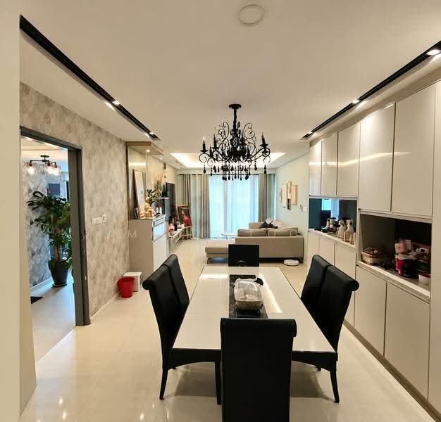 Condominium for Rent at Paragon 3 - Amanda Lock - Living Room - PropertyGuru.com.my
