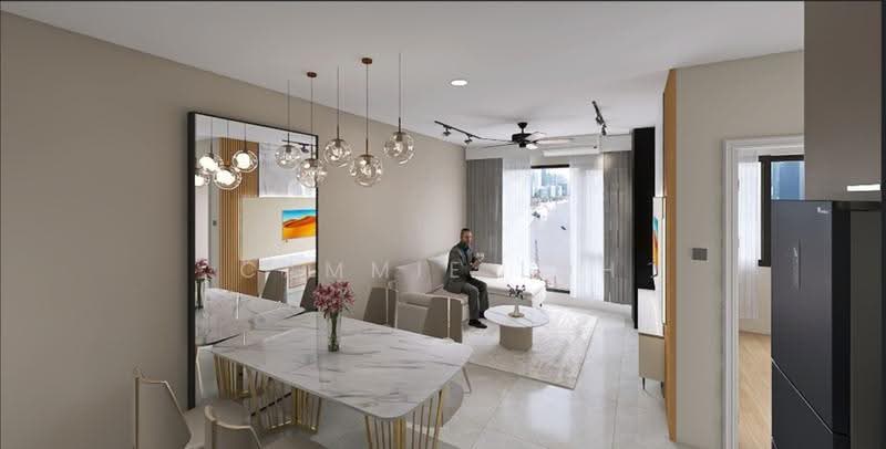 Kediaman Servis untuk Disewa di Skyline Embassy - Cammie Loh - Living Room - PropertyGuru.com.my