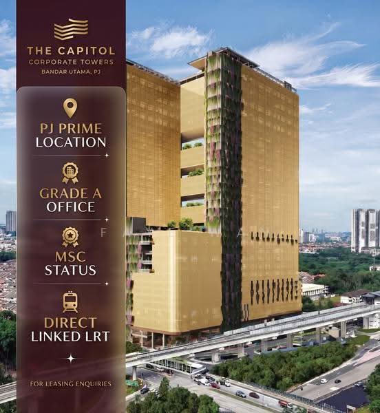Pejabat untuk Disewa di Bandar Utama (Selangor) - Faye Wan - Building Facade - PropertyGuru.com.my