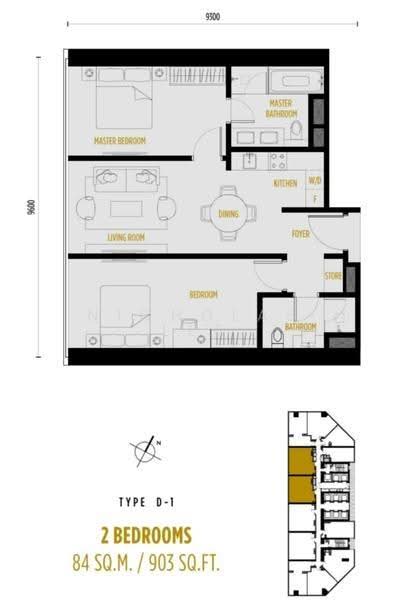 Service Residence for Rent at SO Sofitel Kuala Lumpur Residences - Nicholas Lee - Master Bedroom - PropertyGuru.com.my