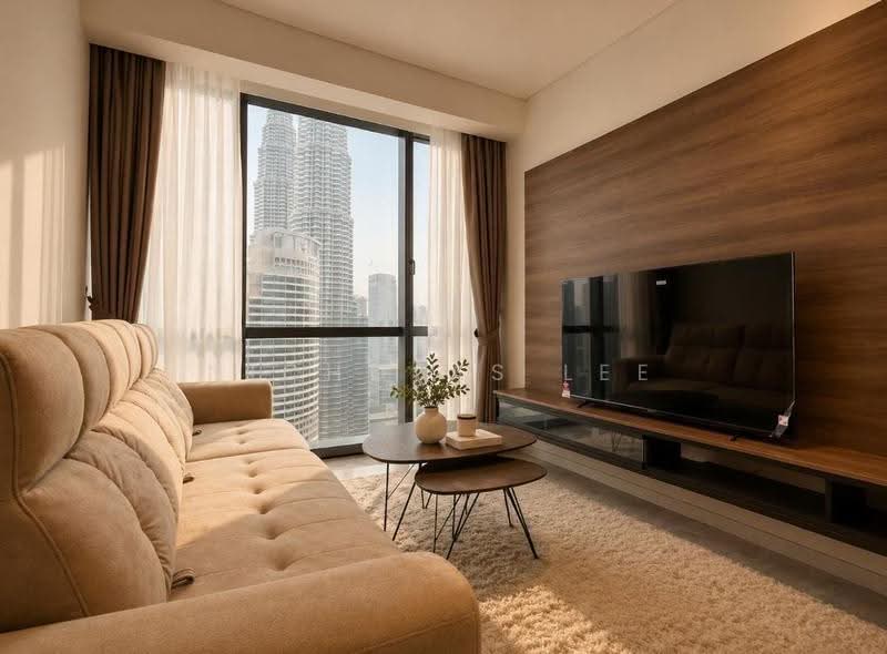 Service Residence for Rent at SO Sofitel Kuala Lumpur Residences - Nicholas Lee - Living Room - PropertyGuru.com.my