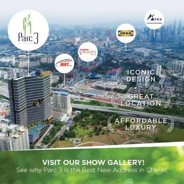 Service Residence for Sale at Parc 3 - Angie Wong - PropertyGuru.com.my