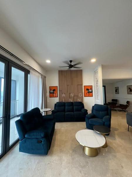 Kediaman Servis untuk Disewa di The Astaka @ 1 Bukit Senyum - Phang Elainne - Living Room - PropertyGuru.com.my